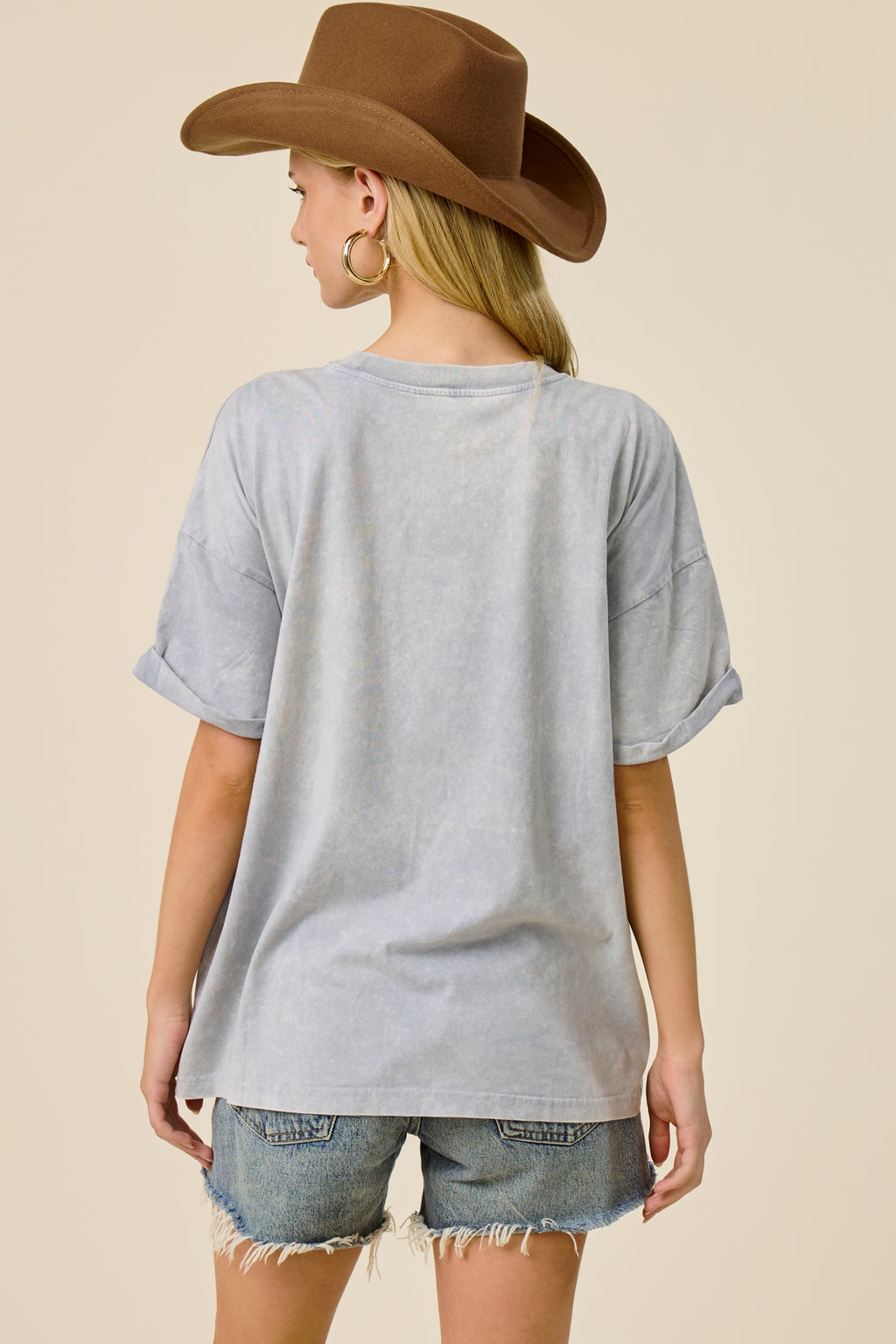 Vintage Wild West Rodeo Graphic Oversized Tee