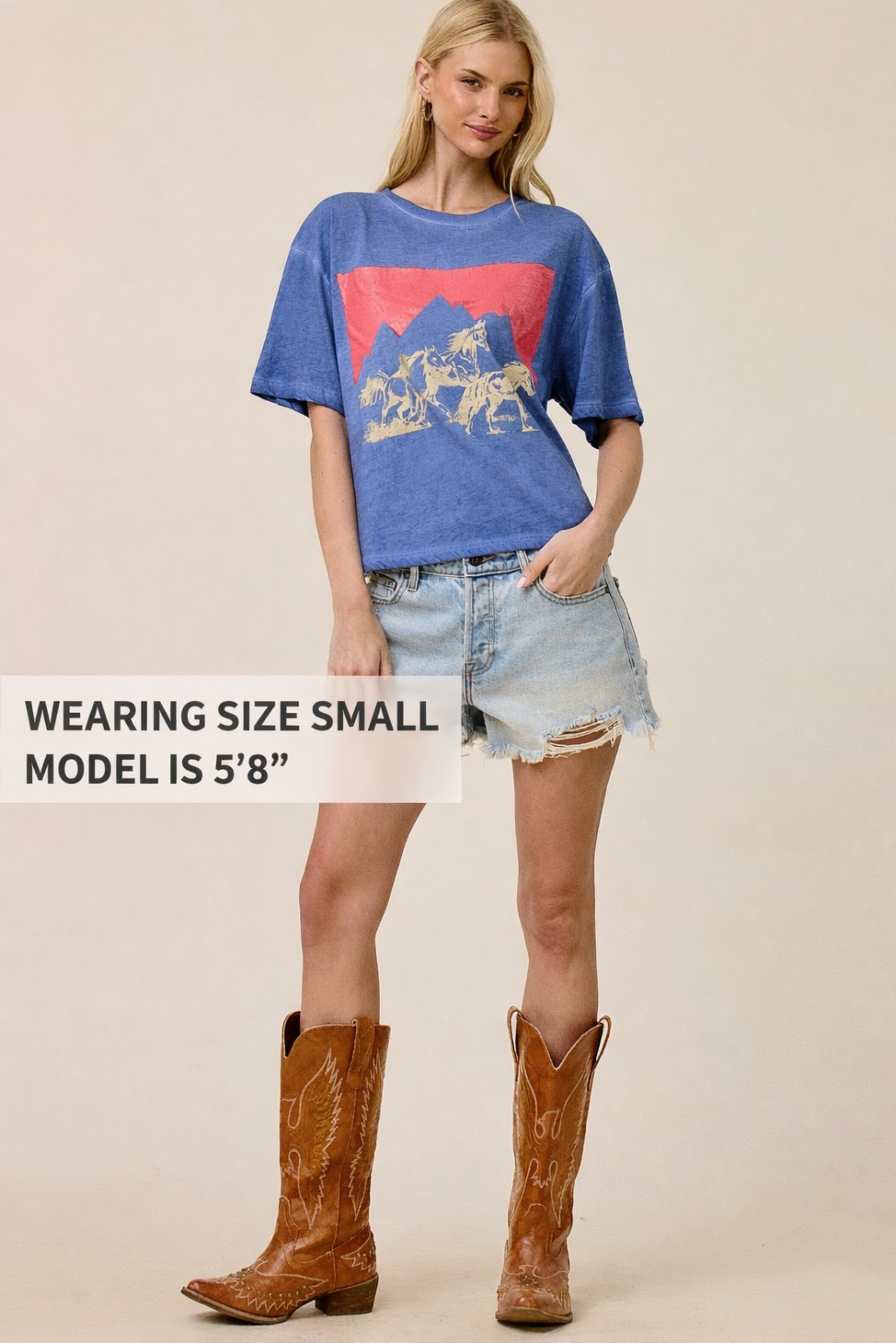 FORYERI Horses Graphic Tee – Vintage Retro Relaxed Fit Top