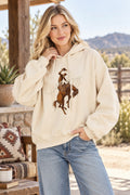 FORYERI Women’s Cowboy Horse Graphic Hoodie, Western Rodeo Pullover Sweatshirt (Copy)