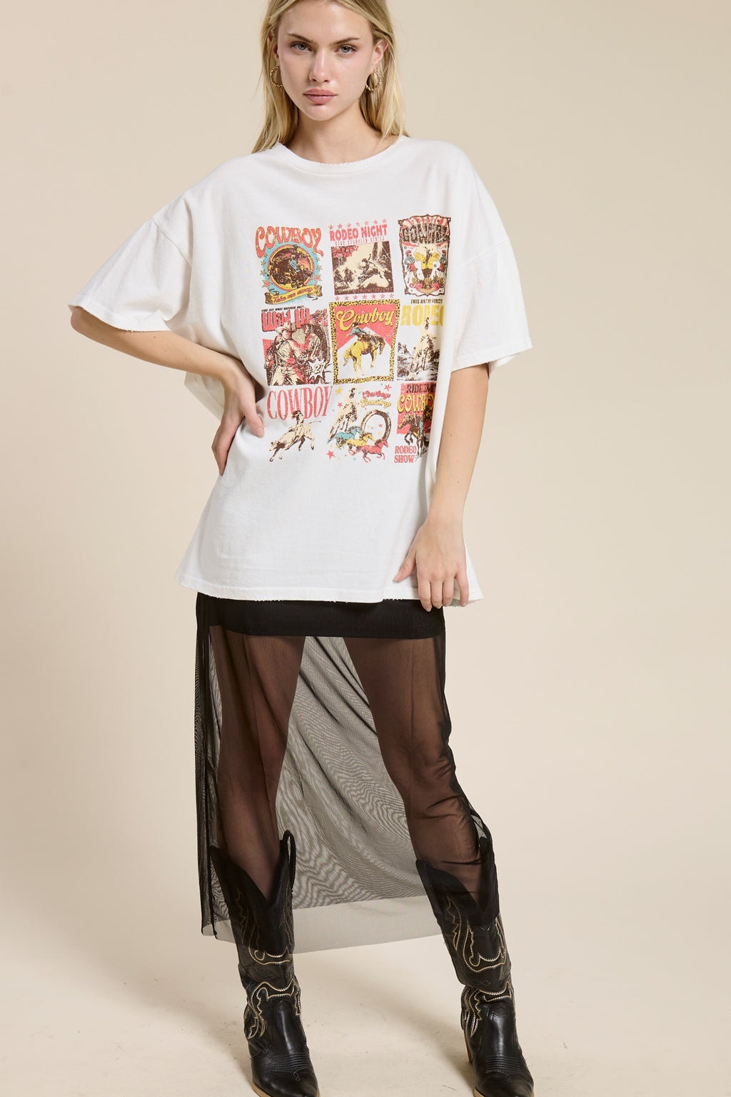 Vintage Cowboy Rodeo Graphic Tee