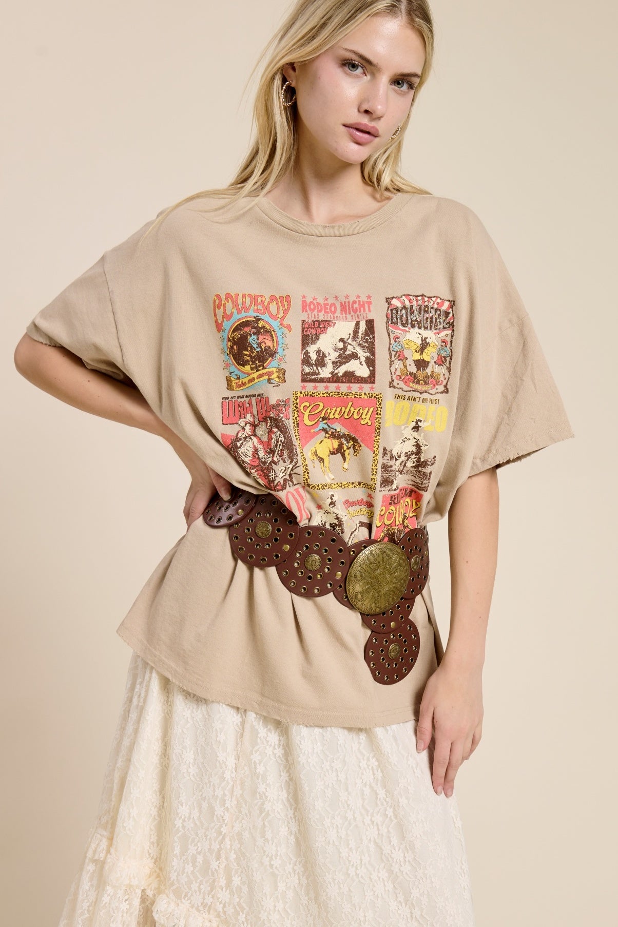 Vintage Cowboy Rodeo Graphic Tee