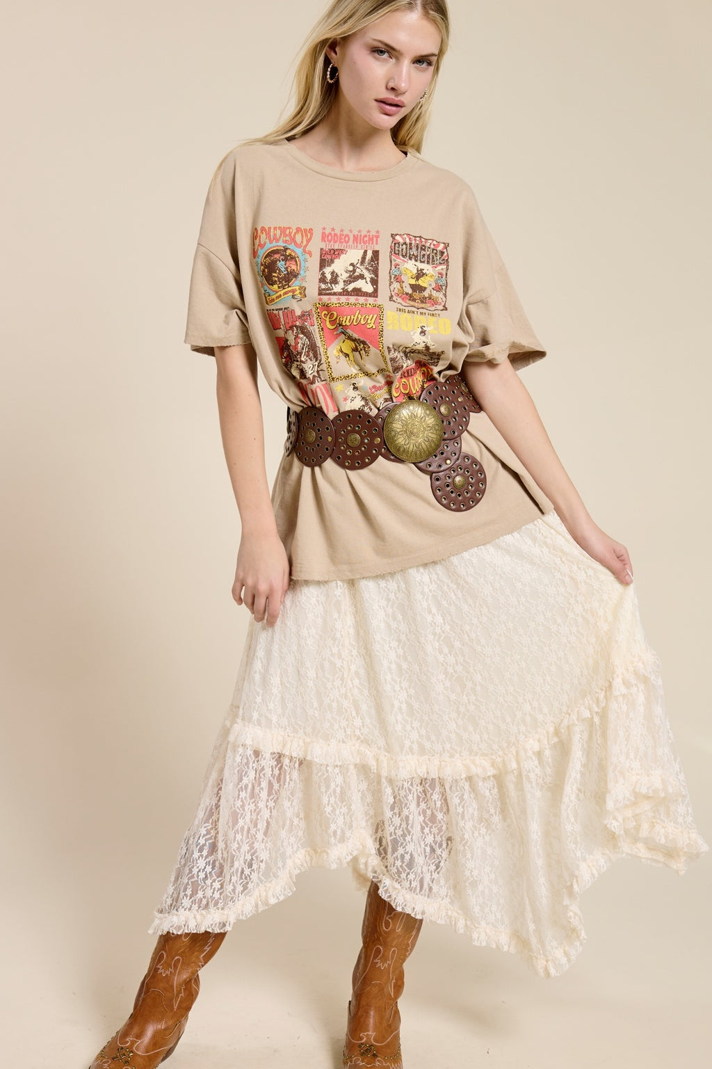 Vintage Cowboy Rodeo Graphic Tee