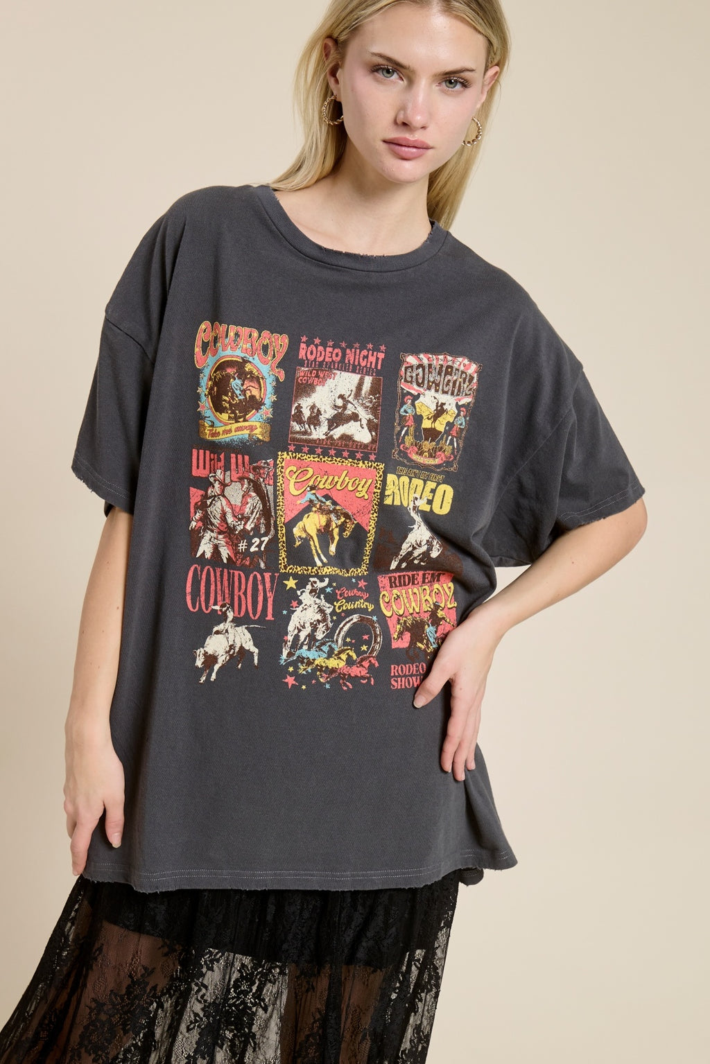 Vintage Cowboy Rodeo Graphic Tee