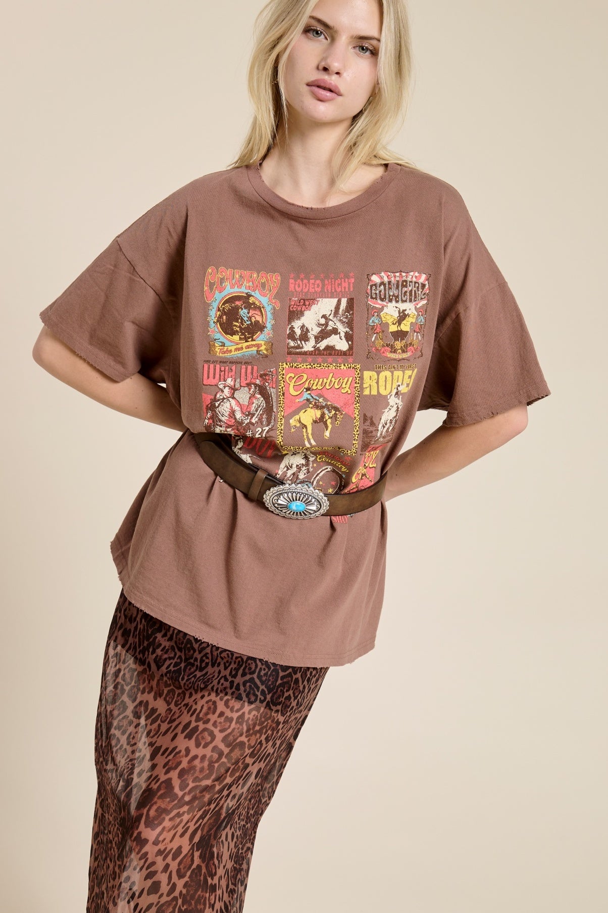 Vintage Cowboy Rodeo Graphic Tee