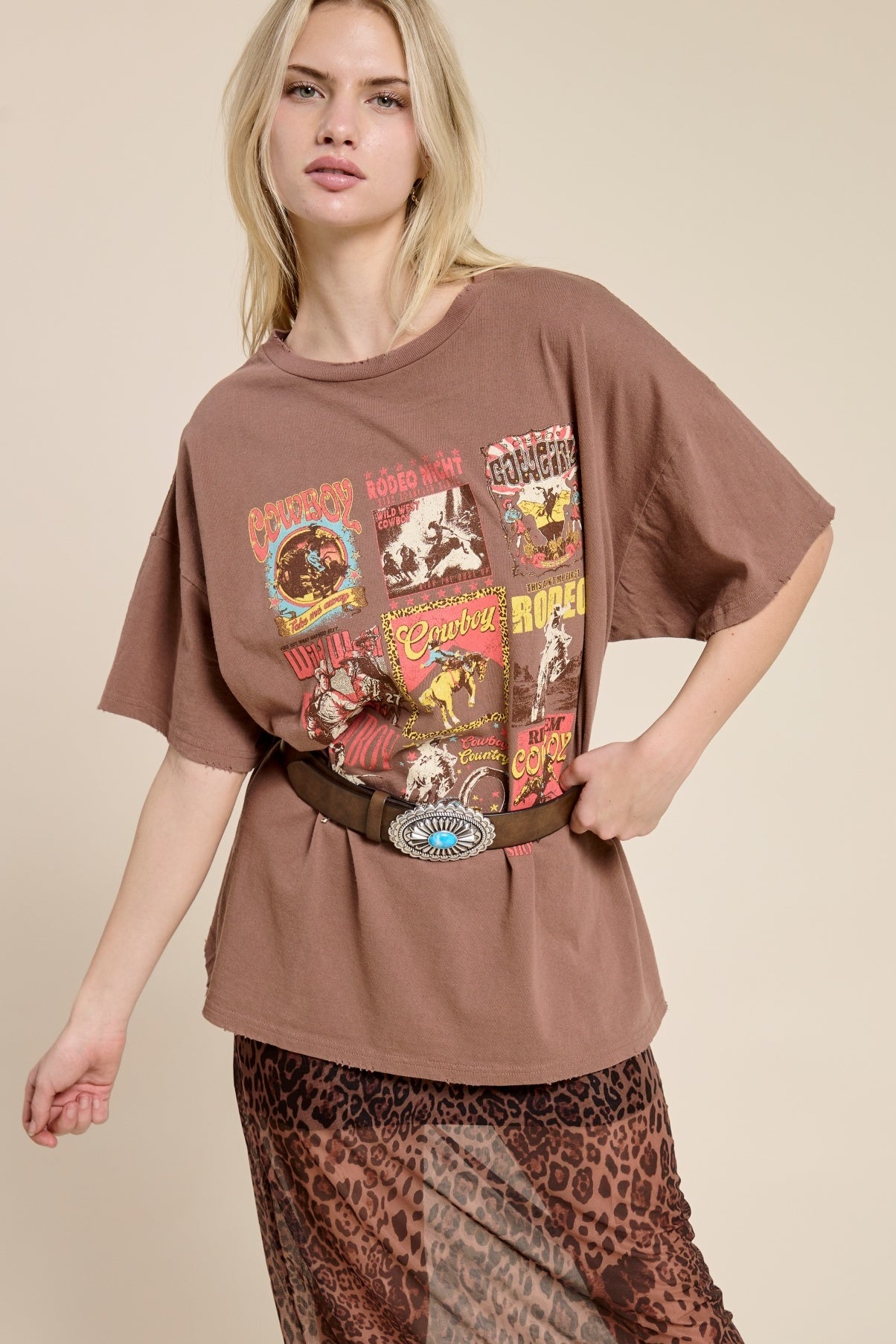 Vintage Cowboy Rodeo Graphic Tee