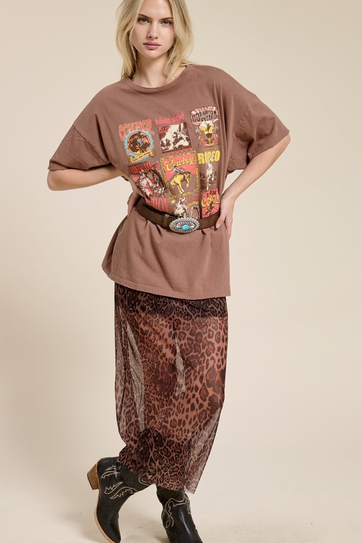 Vintage Cowboy Rodeo Graphic Tee