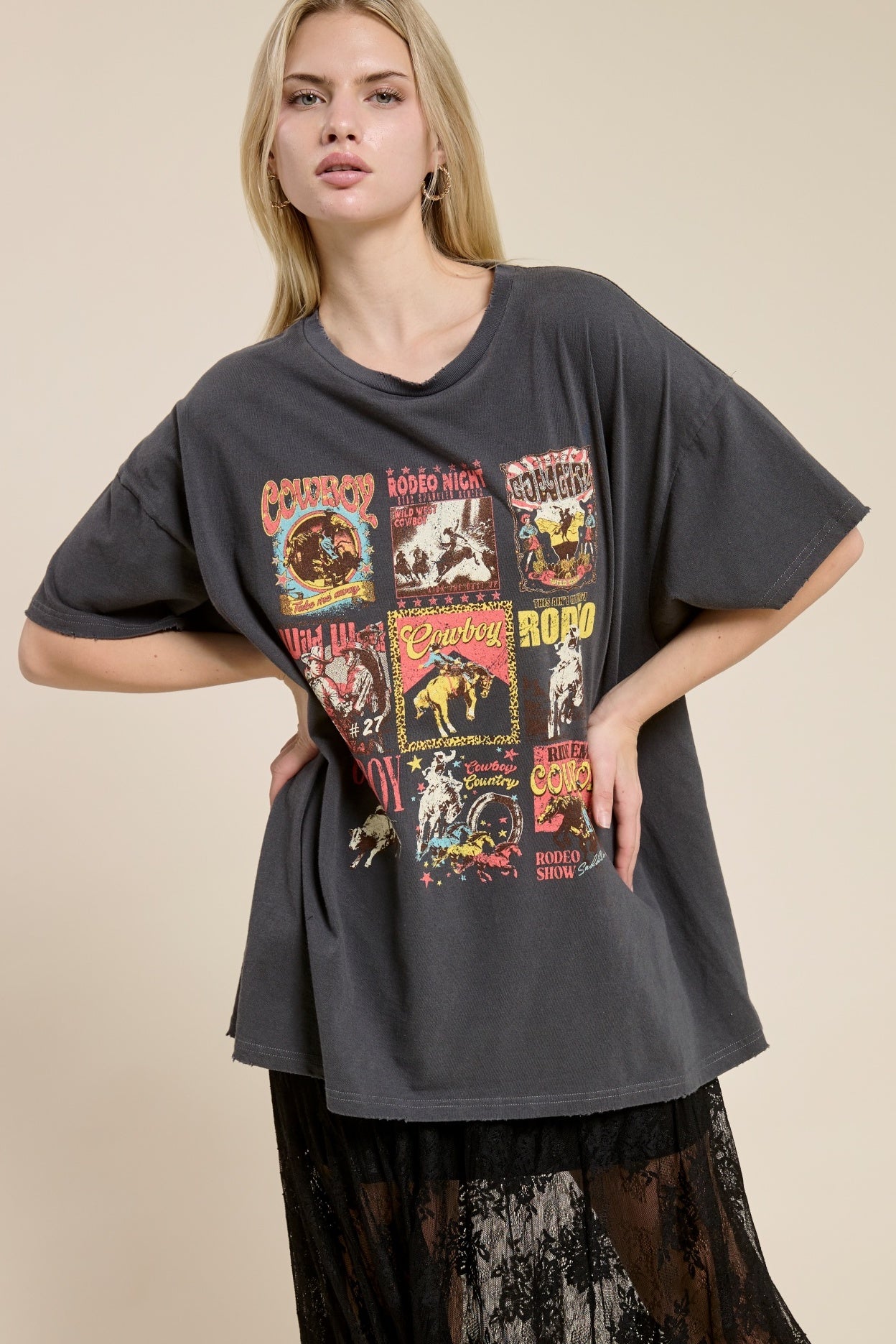 Vintage Cowboy Rodeo Graphic Tee