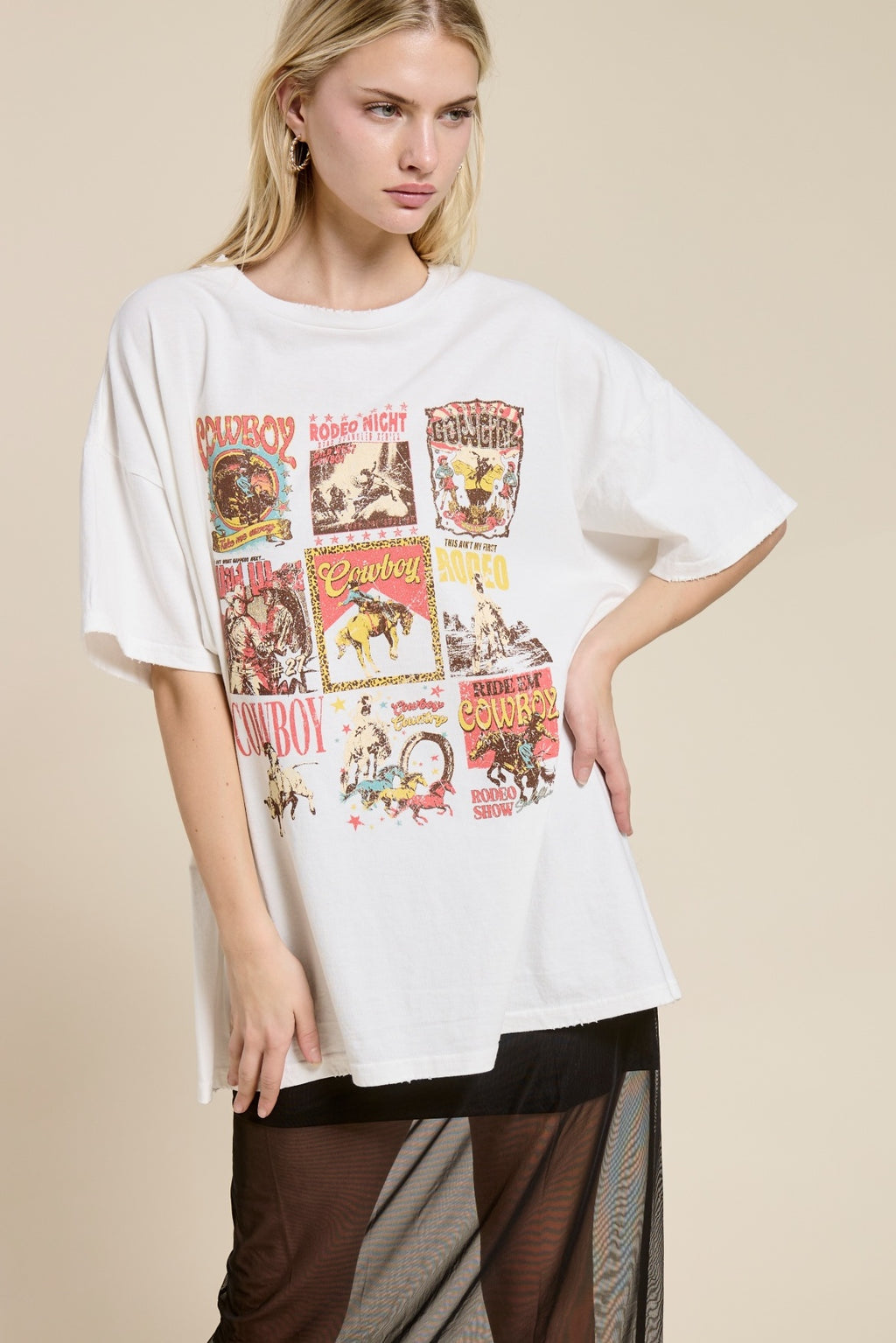 Vintage Cowboy Rodeo Graphic Tee