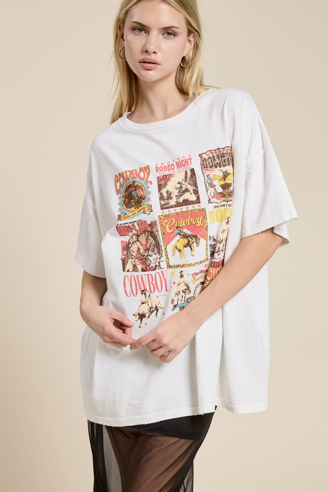 Vintage Cowboy Rodeo Graphic Tee