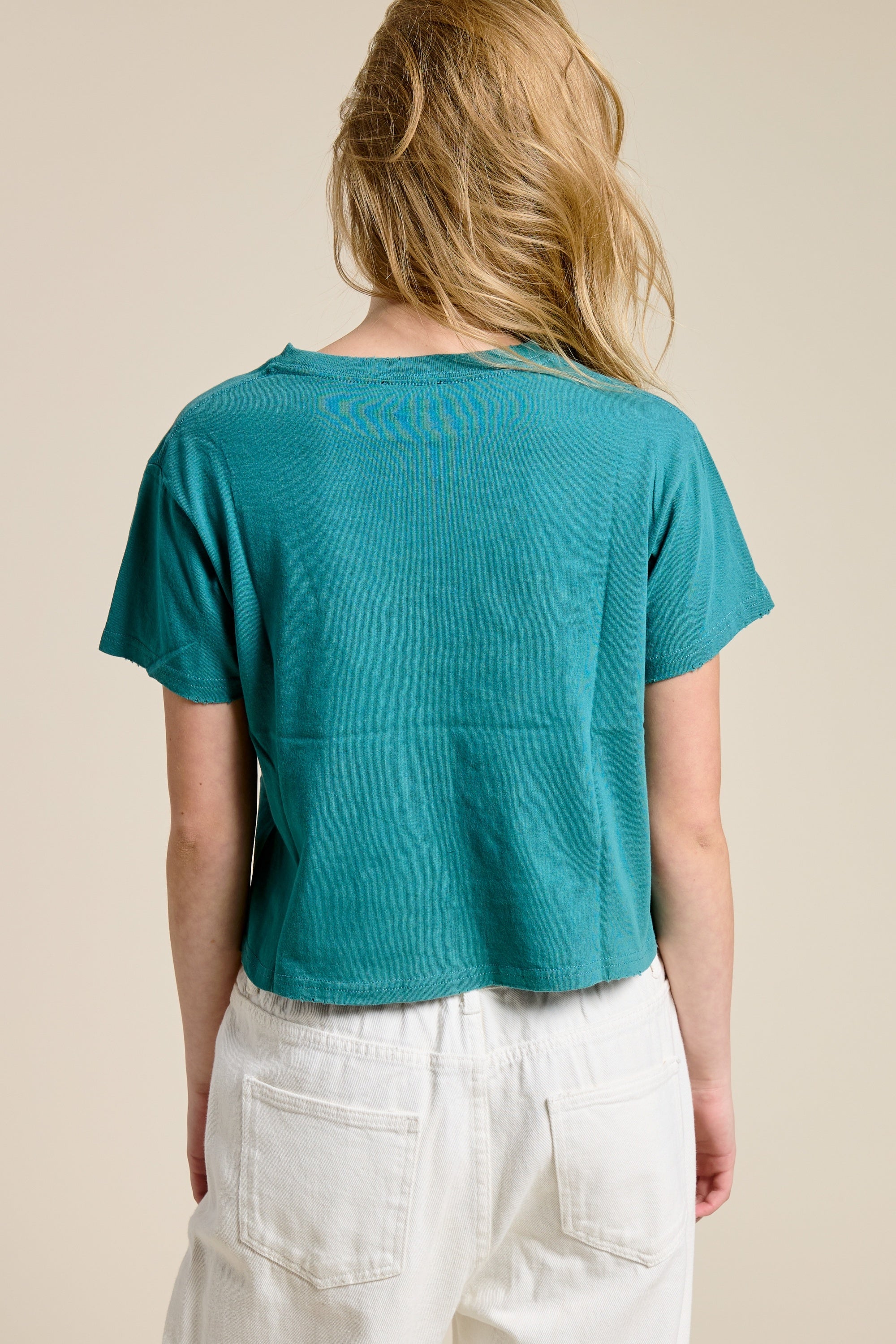 FORYERI Women's Vintage Western Graphic Crop T-Shirt, Raw Edge Cotton Cropped Tee