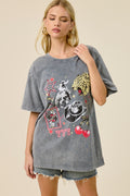 Vintage Western Rodeo Collage Oversized Graphic Tee