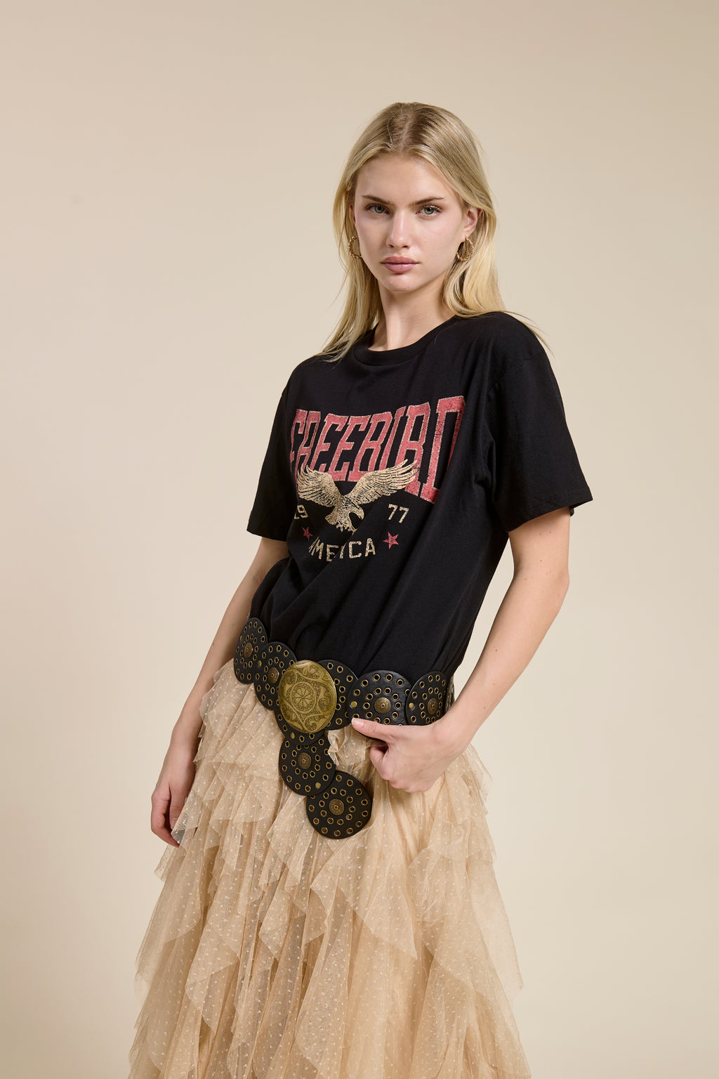 Free Bird America Vintage Graphic Tee