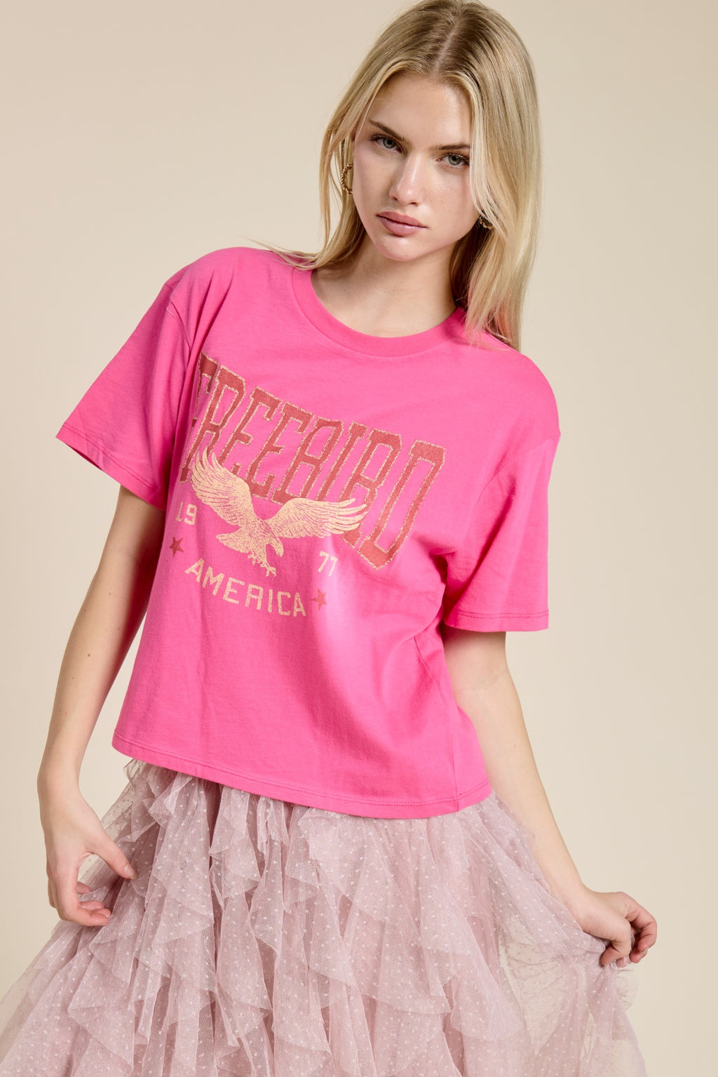 Free Bird America Vintage Graphic Tee