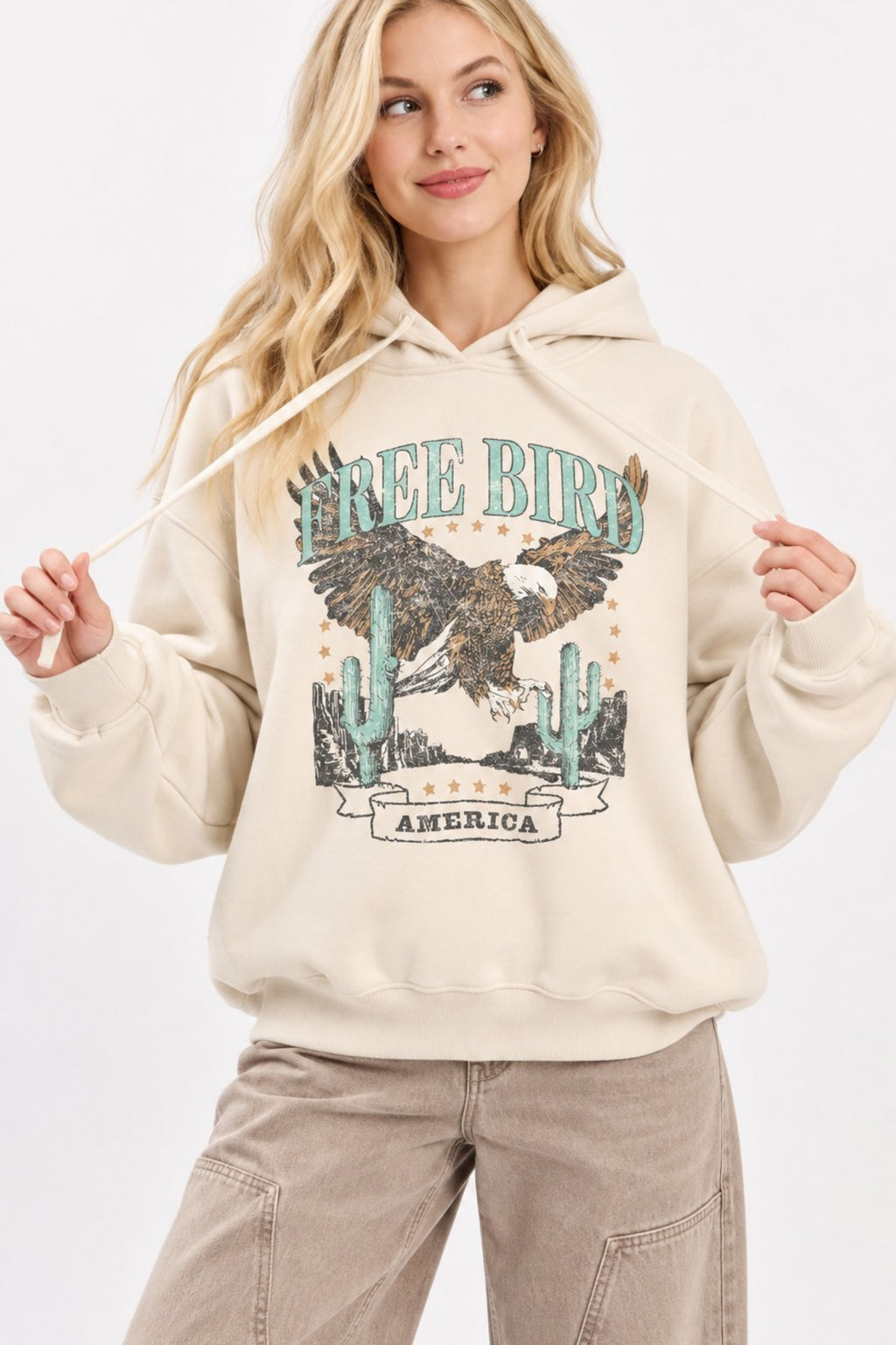 FORYERI Women’s Cowboy Horse Graphic Hoodie, Western Rodeo Pullover Sweatshirt