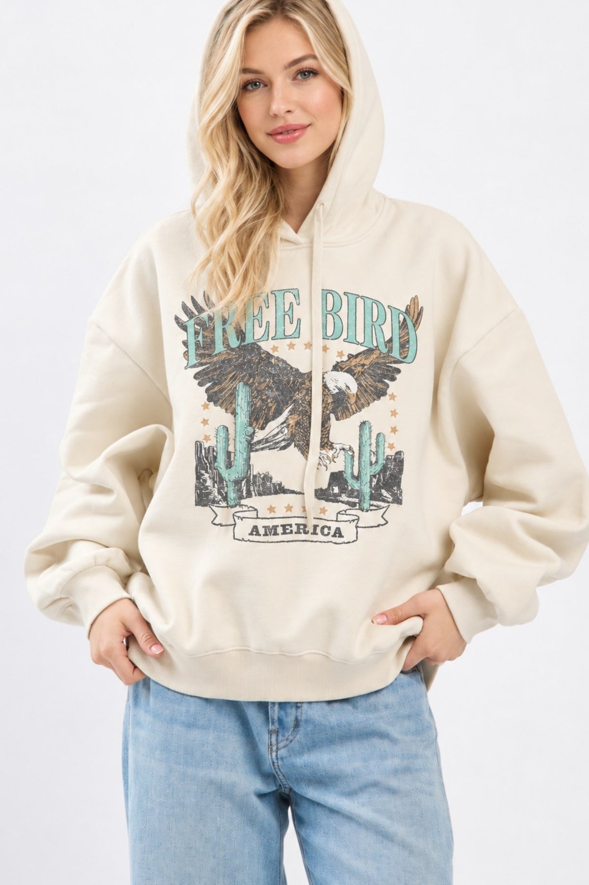 FORYERI Women’s Cowboy Horse Graphic Hoodie, Western Rodeo Pullover Sweatshirt